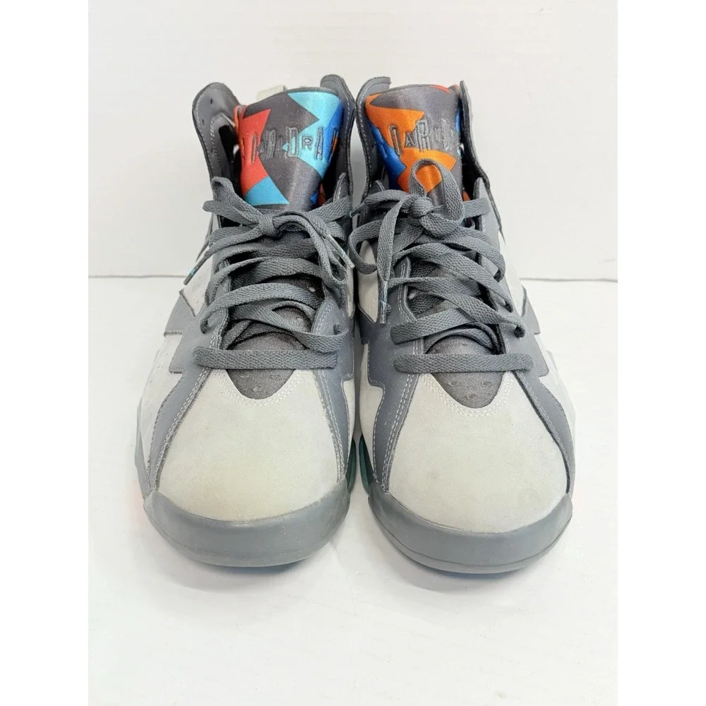 Air Jordan 7 Retro Barcelona Days 2015 Men's 11.5 Grey 304775-016 Sneakers Shoes